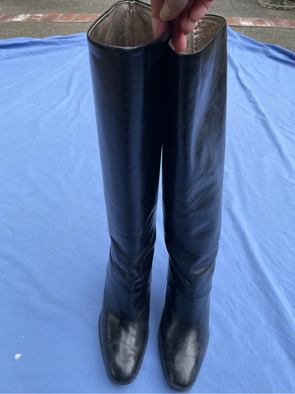 Diane Von Furstenberg Knee High Boots, Women’s Size 9 1/2 M, Black